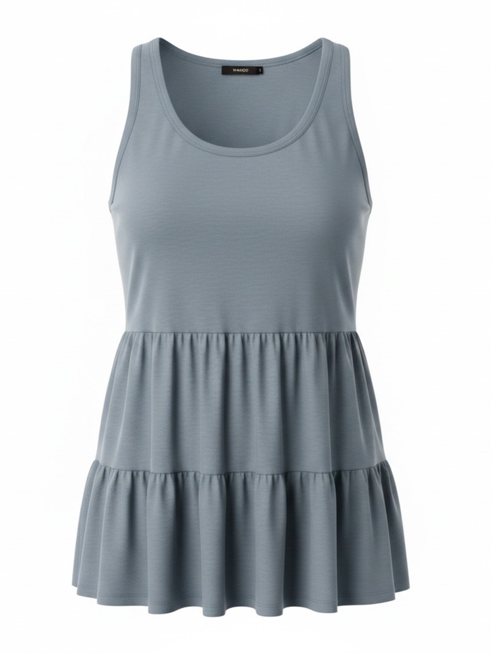 Blue Heather Scoop Neck Tank Top size 2X